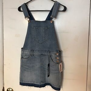 Denim Overalls Dress